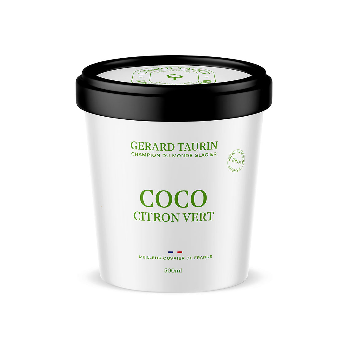 Sorbet coco aux zestes de citrons verts